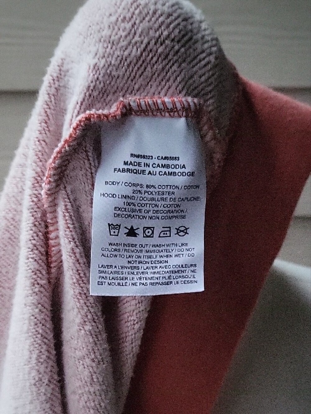 Nike Dusty Rose Pullover Hoodie Women's Small Cotton Blend Sweatshirt - Picture 10 of 14